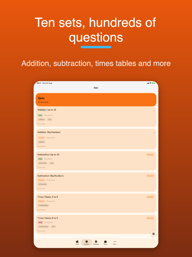 Math Buddy: Flashcards