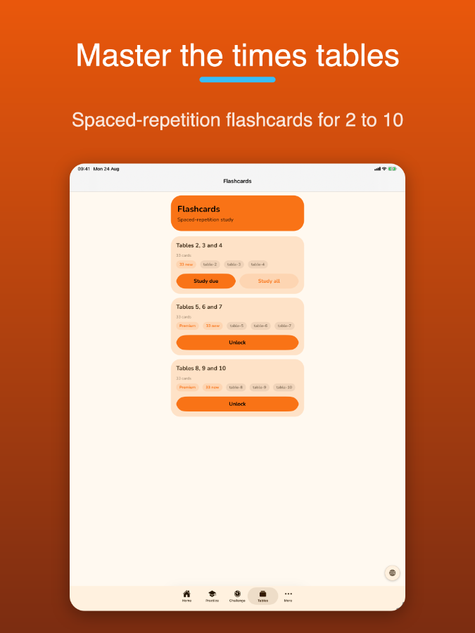 Math Buddy: Settings